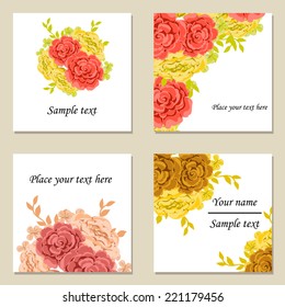 Abstract flower background with place for your text