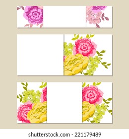 Abstract flower background with place for your text
