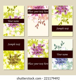 Abstract flower background with place for your text