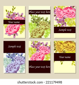 Abstract flower background with place for your text