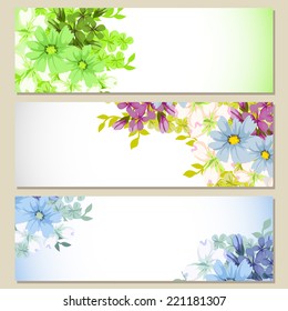 Abstract flower background with place for your text