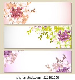 Abstract flower background with place for your text