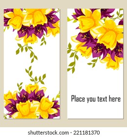 Abstract flower background with place for your text