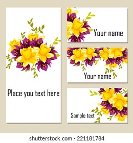 Abstract flower background with place for your text