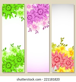Abstract flower background with place for your text
