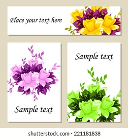 Abstract flower background with place for your text