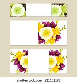 Abstract flower background with place for your text
