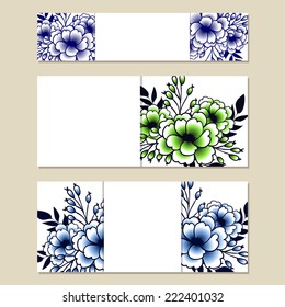 Abstract flower background with place for your text
