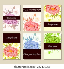 Abstract flower background with place for your text