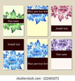 Abstract flower background with place for your text