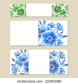Abstract flower background with place for your text