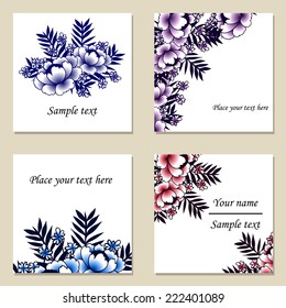 Abstract flower background with place for your text