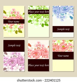 Abstract flower background with place for your text