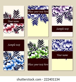 Abstract flower background with place for your text