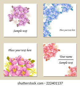 Abstract flower background with place for your text