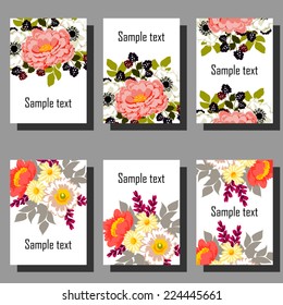Abstract flower background with place for your text