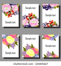 Abstract flower background with place for your text