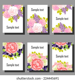 Abstract flower background with place for your text