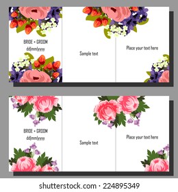 Abstract flower background with place for your text