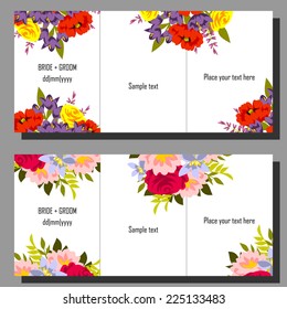 Abstract flower background with place for your text