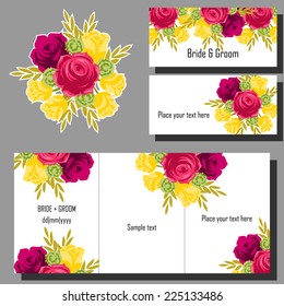 Abstract flower background with place for your text