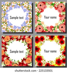 Abstract flower background with place for your text