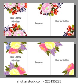 Abstract flower background with place for your text