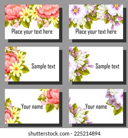 Abstract flower background with place for your text