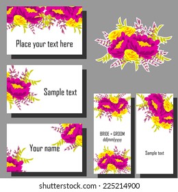 Abstract flower background with place for your text
