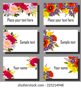 Abstract flower background with place for your text