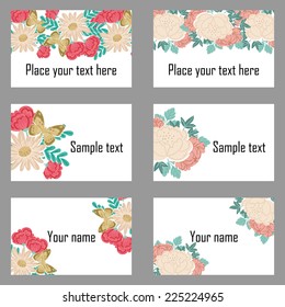 Abstract flower background with place for your text