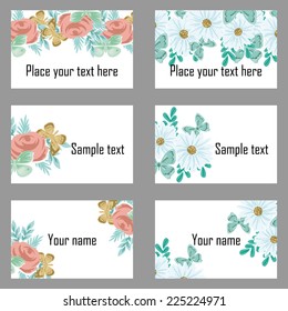 Abstract flower background with place for your text