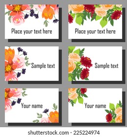 Abstract flower background with place for your text