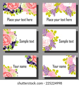 Abstract flower background with place for your text