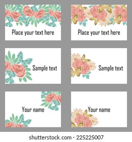 Abstract flower background with place for your text
