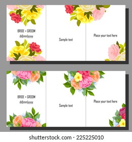 Abstract flower background with place for your text