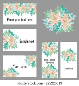 Abstract flower background with place for your text