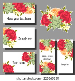Abstract flower background with place for your text