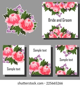 Abstract flower background with place for your text