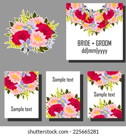 Abstract flower background with place for your text