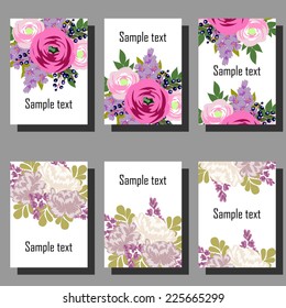 Abstract flower background with place for your text