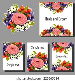 Abstract flower background with place for your text