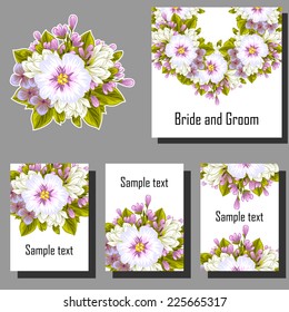 Abstract flower background with place for your text