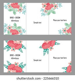 Abstract flower background with place for your text