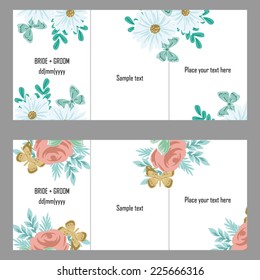 Abstract flower background with place for your text
