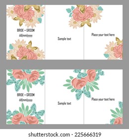 Abstract flower background with place for your text
