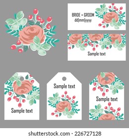 Abstract flower background with place for your text 