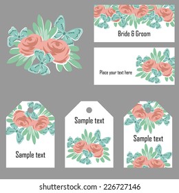 Abstract flower background with place for your text 