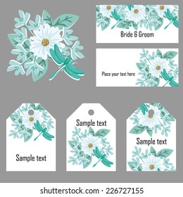 Abstract flower background with place for your text 