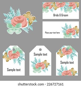 Abstract flower background with place for your text 